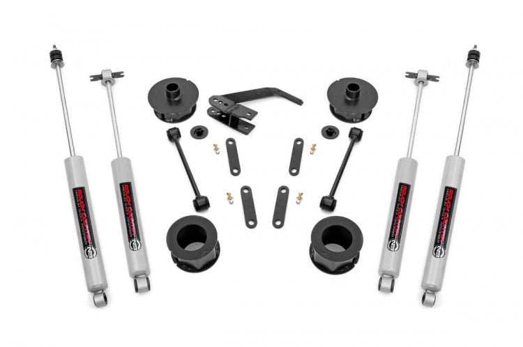 Rough Country 65730 2.5 Inch Jeep Premium Suspension Lift Kit 07-18 Wrangler JK Rough Country - Truck Part Superstore