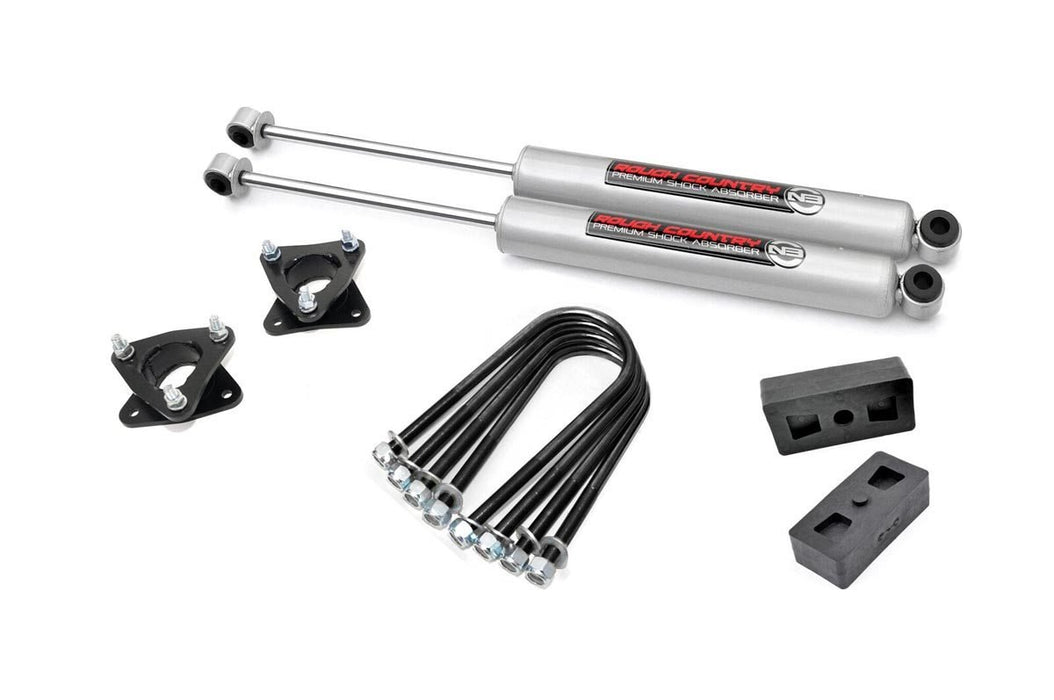 Rough Country 39730 2.5 Inch Leveling Lift Kit 06-09 Raider 05-10 Dakota Rough Country - Truck Part Superstore