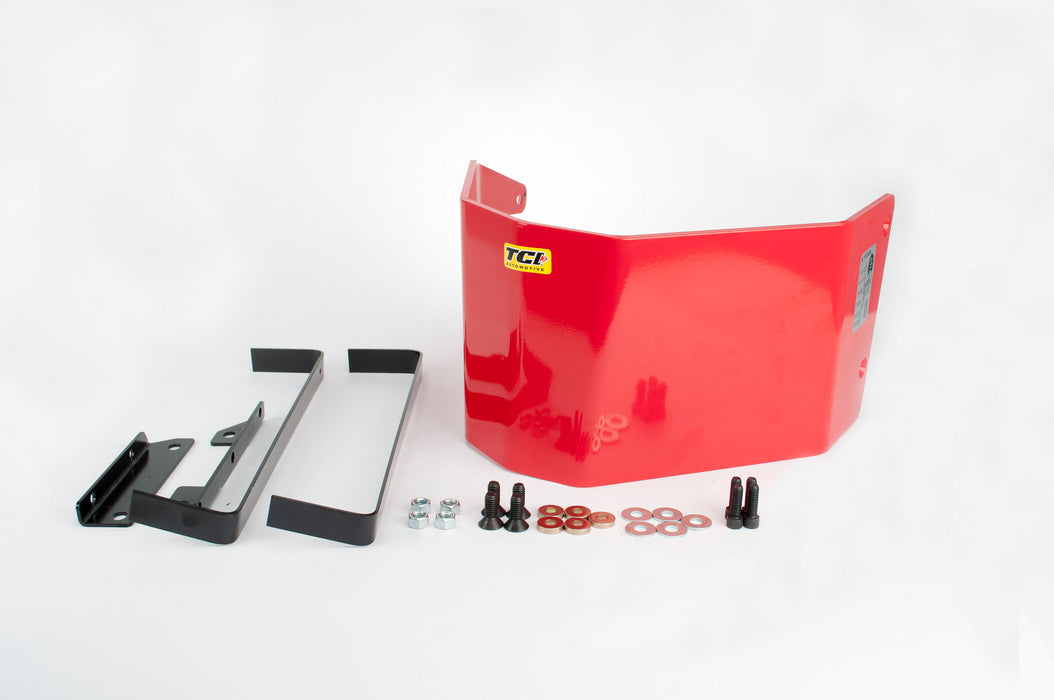 TCI Automotive 980000 Red TH400 Aluminum Transmission Shield. - Truck Part Superstore
