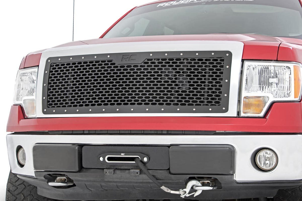 Rough Country 70229 Ford Mesh Grille 09-14 F-150 Rough Country - Truck Part Superstore