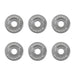 Mishimoto MMFW-SM-6GM Mishimoto M6 X 1.0 Fender Washer and Bolt Kit, 16.7mm OD, 6 pcs, Gunmetal - Truck Part Superstore