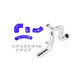 Mishimoto MMICP-EVO-01UBL Upper Intercooler Pipe Kit, fits Mitsubishi Lancer Evolution 7/8/9 2001-2007 - Truck Part Superstore
