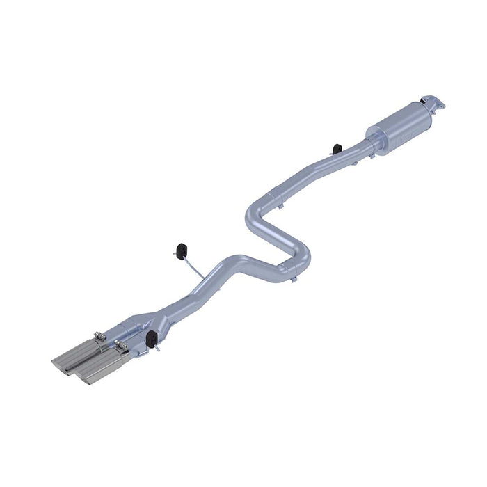 MBRP S4202409 3 Cat Back Exhaust System Dual Outlet For 14-19 Ford Fiesta 1.6L EcoBoost T409 Stainless Steel MBRP - Truck Part Superstore