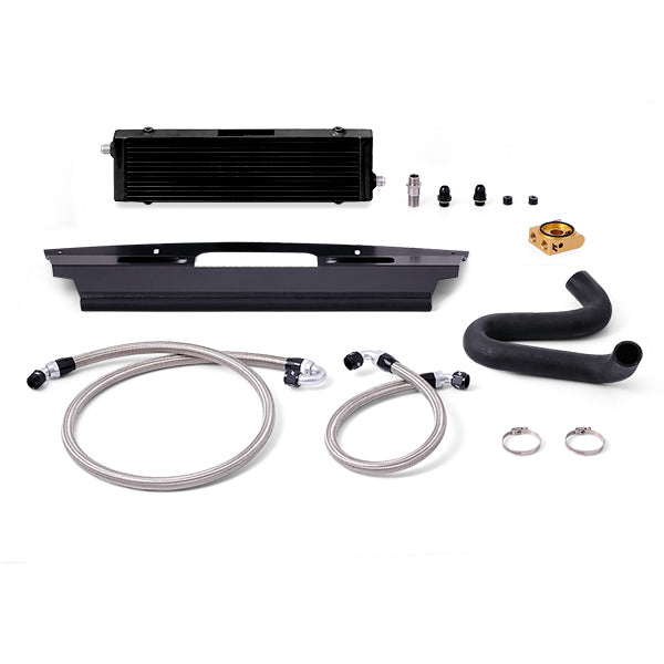 Mishimoto MMOC-MUS8-15TBK Ford Mustang GT Black Oil Cooler Kit, 2015-2017 - Truck Part Superstore