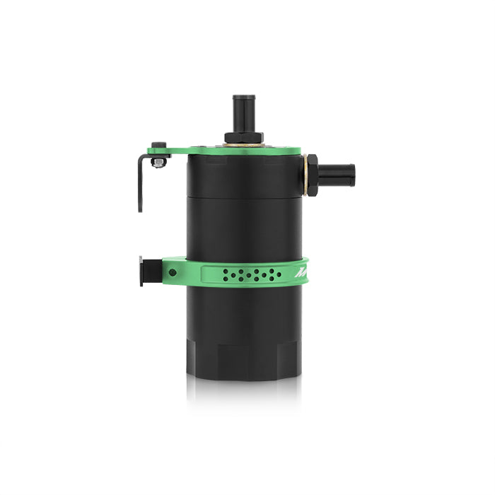 Mishimoto MMBCC-UNI-GN Mishimoto Baffled Oil Catch Can, Green - Truck Part Superstore