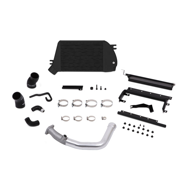 Mishimoto MMTMIC-WRX-15PBK Subaru WRX Perf. Top Mount Intercooler(Black) & Charge-Pipe Kit(Polished) 15-21 - Truck Part Superstore