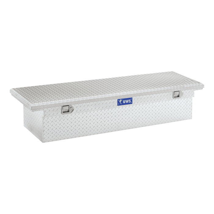 UWS EC10391 Bright Aluminum 66in. Crossover Truck Tool Box with Low Profile (Heavy Packaging - Truck Part Superstore