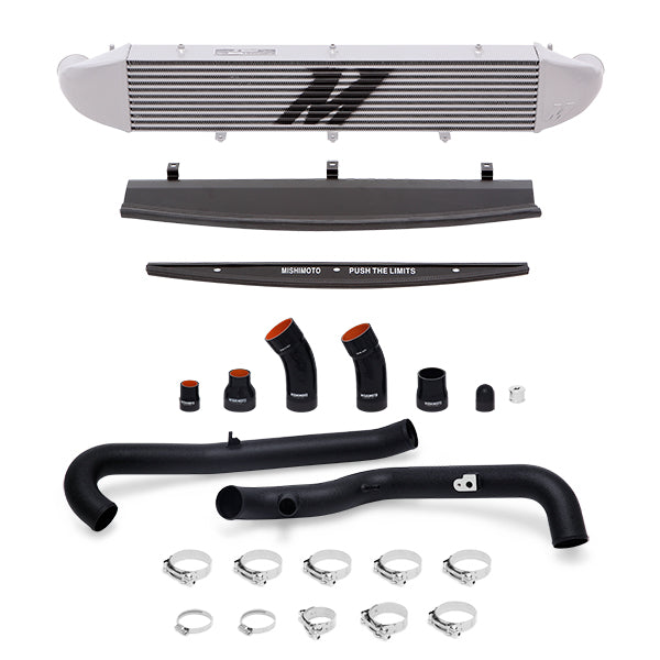Mishimoto MMINT-FIST-14KBSL Ford Fiesta ST Performance Intercooler Kit, 2014-2019 Black Pipes, Silver Cooler - Truck Part Superstore