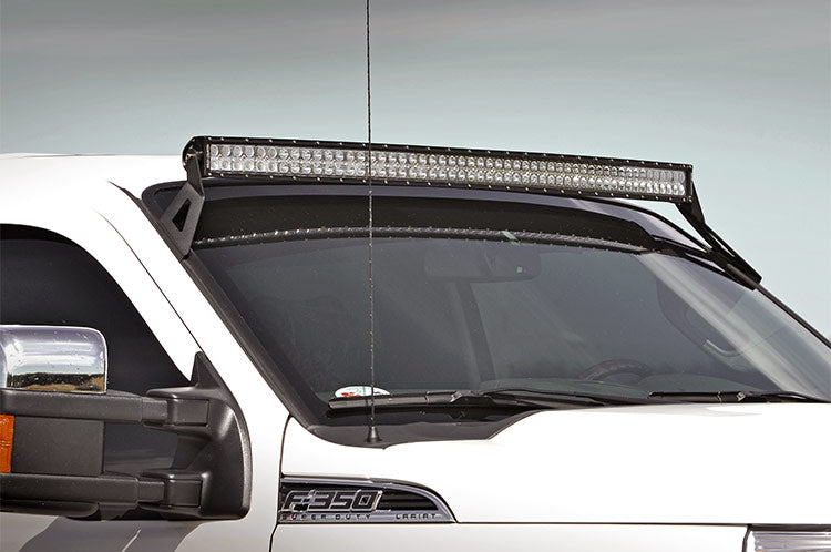 Rough Country 70516 Ford 54 Inch Curved LED Light Bar Upper Windshield Mounts 99-16 F-250/F-350 Super Duty Rough Country - Truck Part Superstore