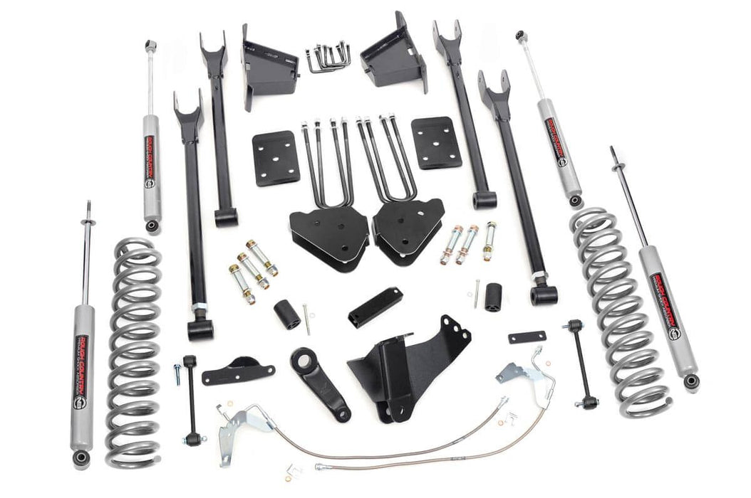 Rough Country 592.2 8 Inch Suspension Lift Kit 4-Link w/N3 Shocks 08-10 F-250/350 4WD Rough Country - Truck Part Superstore