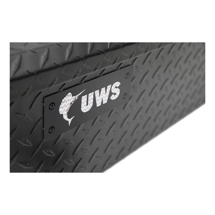 UWS UTV-59PR-MB Matte Black Aluminum UTV Tool Box-Polaris (LTL Shipping Only) - Truck Part Superstore