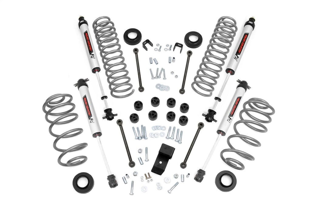 Rough Country 64270 3.25 Inch Lift Kit 6 Cyl V2 97-02 Jeep Wrangler TJ 4WD Rough Country - Truck Part Superstore