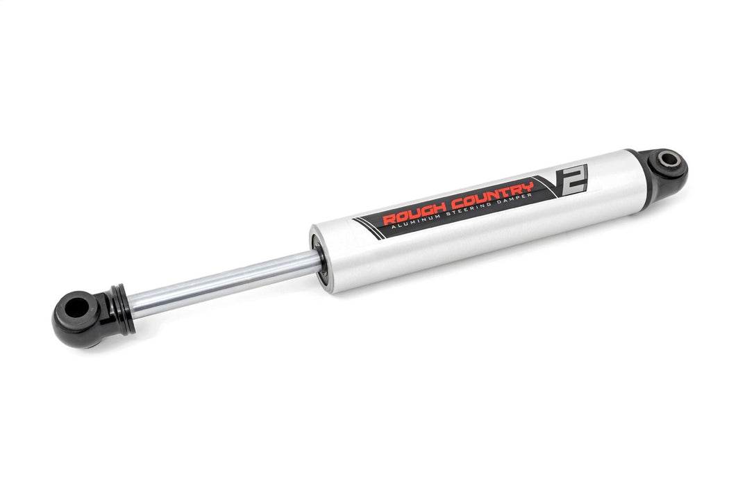 Rough Country 8730570 V2 Steering Stabilizer 20-22 Jeep Gladiator JT/18-22 Wrangler JL Rough Country - Truck Part Superstore