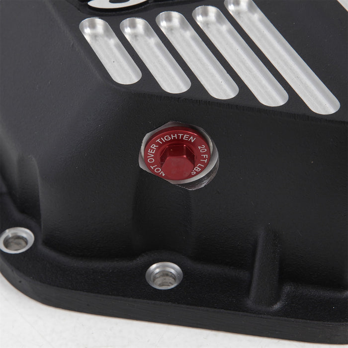 G2 Axle and Gear 40-2080MB Dana 80 Aluminum Differential Cover Ball Milled Black Finish G2 Axle and Gear - Truck Part Superstore