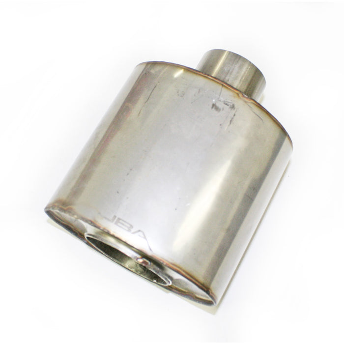 JBA Racing Headers 40-250600 Straight-Through 2.5" Muffler 304 SS Center/Center - Truck Part Superstore