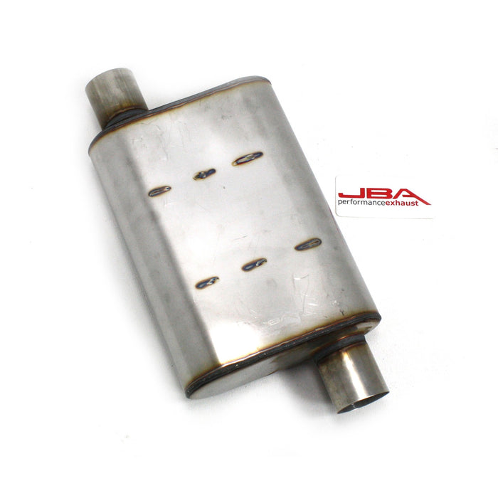 JBA Racing Headers 40-251300 Chambered 2.5" Muffler 304 SS Offset/Offset - Truck Part Superstore
