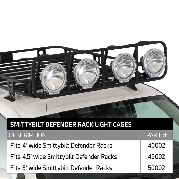 Smittybilt 40002 Defender Light Cage 4 Foot Wide Smittybilt - Truck Part Superstore