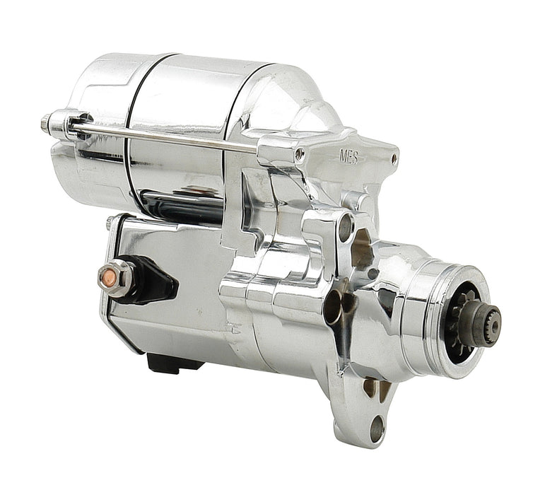 ACCEL 40005C Ultra-Tork Starter; Motorcycle Starter For Harley; 1.4 Kw; Gear Driven; Chrome; - Truck Part Superstore
