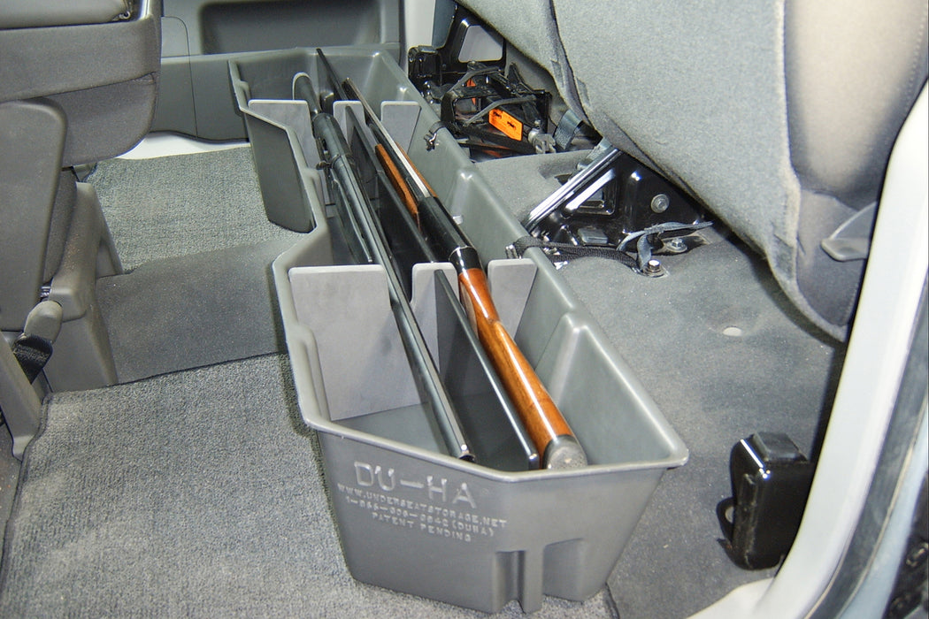 DU-HA 40011 DU-HA® Interior Storage/Gun Case; Incl. Gun Rack/Organizer; Dark Gray; - Truck Part Superstore