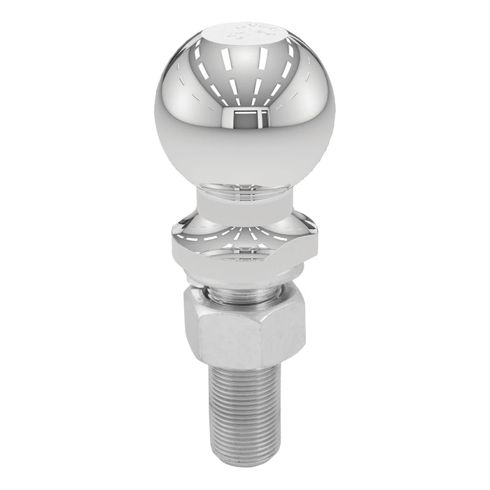 CURT 40021 2-5/16in. Trailer Ball (1in. x 3in. Shank; 6;000 lbs.; Chrome) - Truck Part Superstore