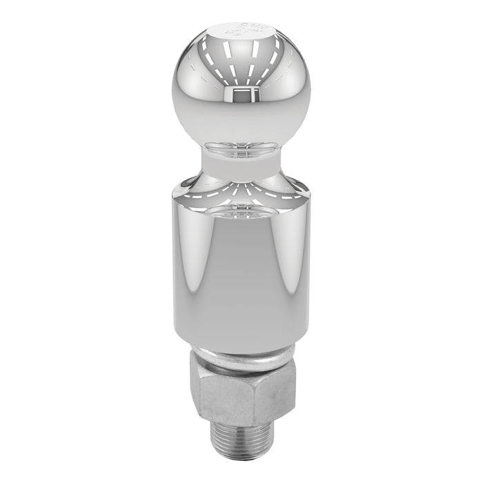 CURT 40032 1-7/8in. Trailer Ball (1in. x 2-1/8in. Shank; 2in. Rise; 3;500 lbs.; Chrome) - Truck Part Superstore