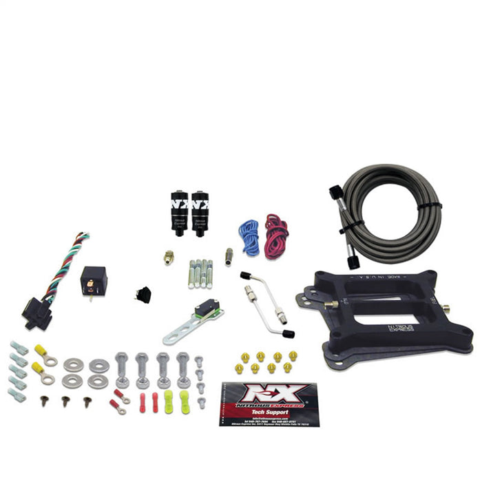 Nitrous Express 40041-00 4150 HITMAN PLUS 4-BBL (50-100-150-200HP) LESS BOTTLE - Truck Part Superstore