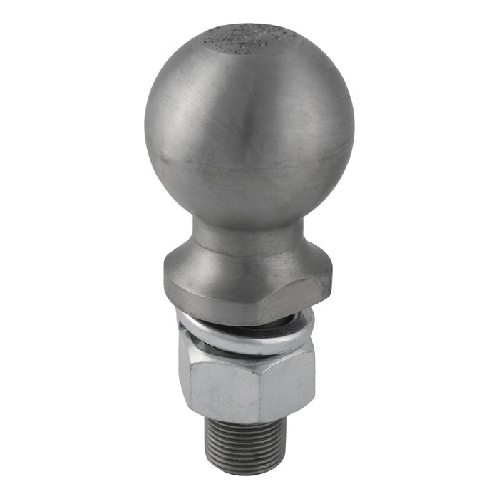 CURT 40042 2-5/16in. Trailer Ball (1in. x 2-1/4in. Shank; 12;000 lbs.; Raw Steel) - Truck Part Superstore