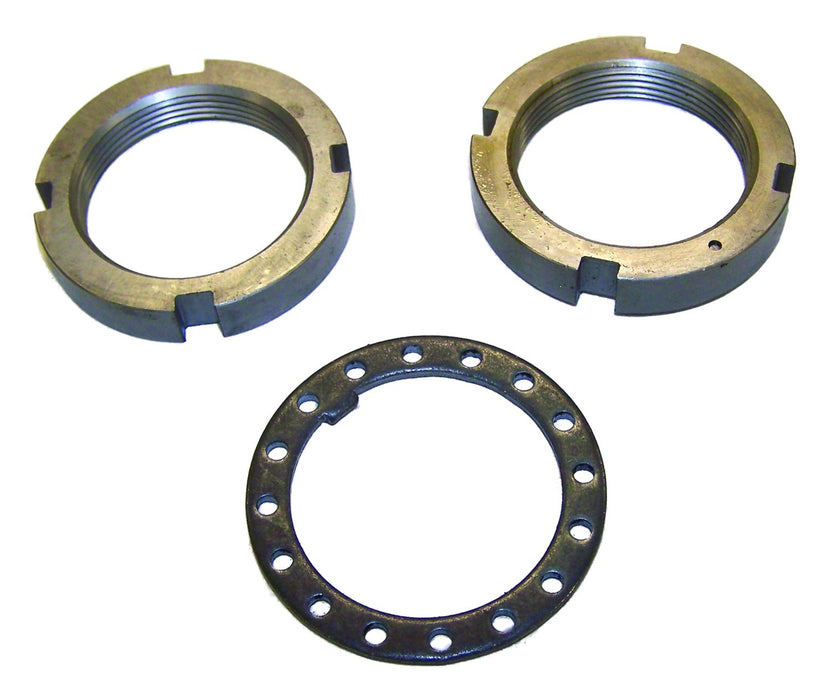 Crown Automotive Jeep Replacement 4004816K Axle Spindle Nut And Washer Kit; Front; Incl. Washer/2 Nuts; - Truck Part Superstore