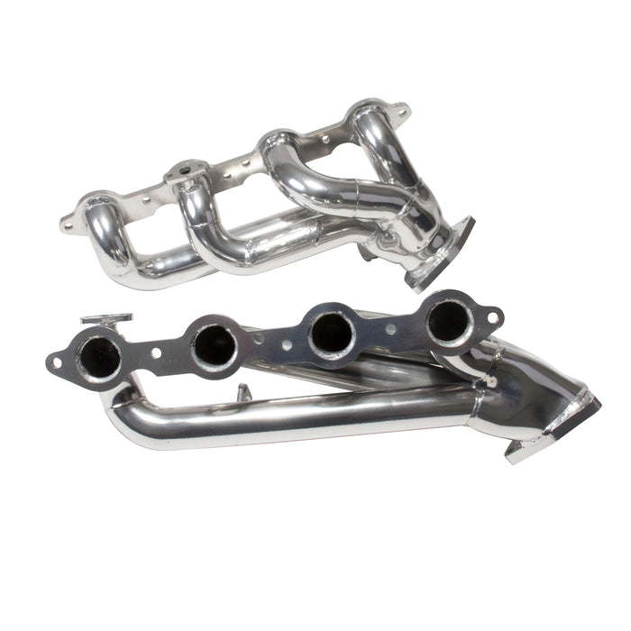 BBK Performance Parts 40050 1999-2013 GM TRUCK/SUV 4.8L 5.3L 1-3/4 SHORTY HEADERS (POLISHED SILVER CERAMIC) - Truck Part Superstore