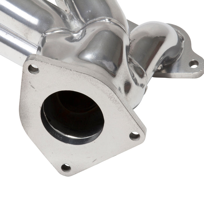 BBK Performance Parts 40050 1999-2013 GM TRUCK/SUV 4.8L 5.3L 1-3/4 SHORTY HEADERS (POLISHED SILVER CERAMIC) - Truck Part Superstore