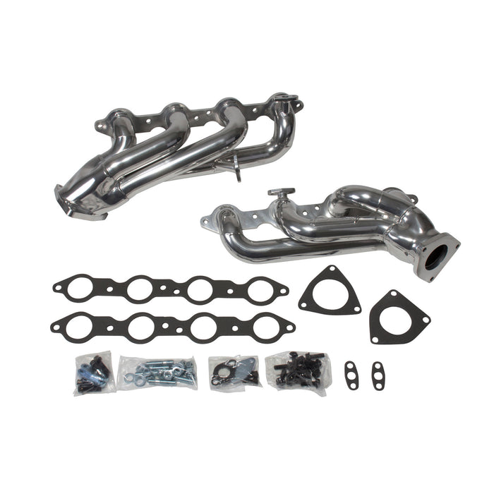 BBK Performance Parts 4005 1999-2013 GM TRUCK/SUV 4.8L/5.3L 1-3/4 SHORTY EXHAUST HEADERS (TITANIUM CERAMIC) - Truck Part Superstore
