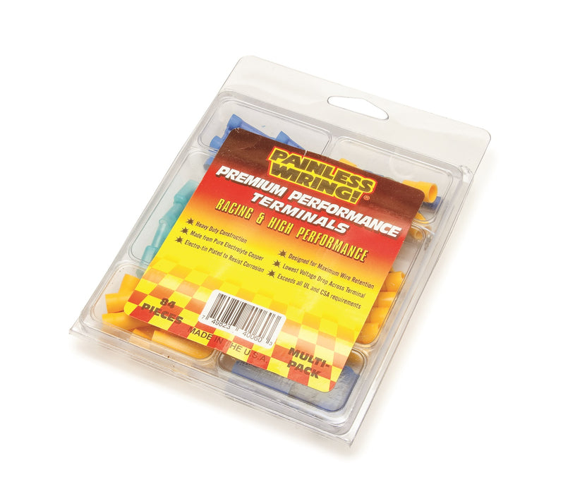 Painless Wiring 40060 Premium Performance Terminal Assortment Kit; 84 pcs.; - Truck Part Superstore