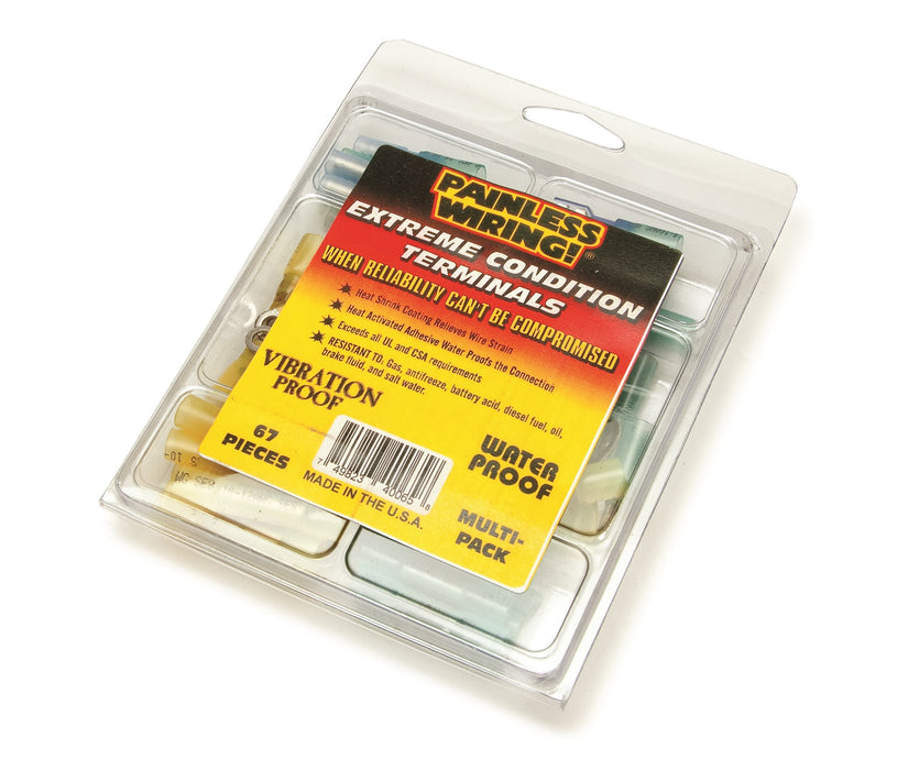 Painless Wiring 40065 Extreme Condition Terminal Assortment Kit; 67 pcs.; - Truck Part Superstore