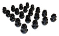 Crown Automotive Jeep Replacement 4006956BLKK Wheel Lug Nut Kit; 1/2 in. - 20 Capped; Black; 20-Piece; - Truck Part Superstore