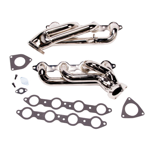 BBK Performance Parts 4006 1999-2013 GM TRUCK/SUV 6.0L 1-3/4 SHORTY HEADERS (CHROME). - Truck Part Superstore