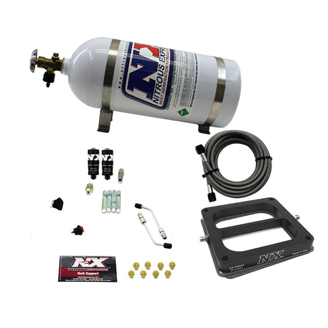 Nitrous Express 40070-10 Dominator HITMAN (100-150-200HP) WITH 10LB BOTTLE - Truck Part Superstore