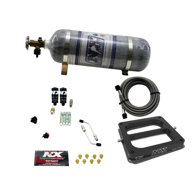 Nitrous Express 40070-12 Dominator HITMAN (100-150-200HP) WITH COMPOSITE BOTTLE - Truck Part Superstore