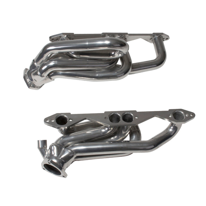 BBK Performance Parts 40070 1996-99 CHEVY TRUCK SUV 5.0L 5.7L 1-5/8 SHORTY HEADERS (POLISHED SILVER CERAMIC) - Truck Part Superstore