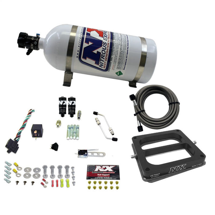 Nitrous Express 40071-10 Dominator HITMAN PLUS (50-100-150-200HP) WITH 10LB BOTTLE - Truck Part Superstore
