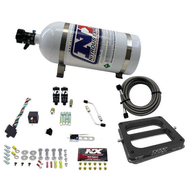 Nitrous Express 40071-10 Dominator HITMAN PLUS (50-100-150-200HP) WITH 10LB BOTTLE - Truck Part Superstore