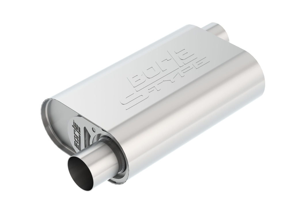 Borla 400773 S-Type CrateMuffler? For Small Block Chevrolet High Output 350/ 383/ 406 V8. - Truck Part Superstore