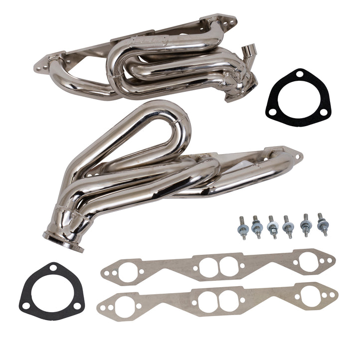 BBK Performance Parts 4007 1996-1999 CHEVY / GM TRUCK SUV 5.0L 5.7L 1-5/8 SHORTY HEADERS (TITANIUM CERAMIC) - Truck Part Superstore