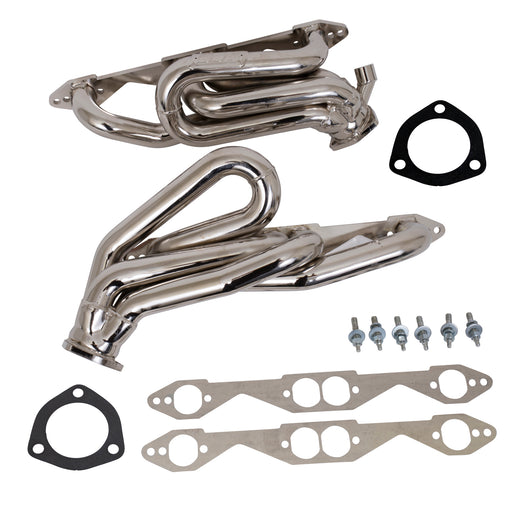 BBK Performance Parts 4007 1996-1999 CHEVY / GM TRUCK SUV 5.0L 5.7L 1-5/8 SHORTY HEADERS (TITANIUM CERAMIC) - Truck Part Superstore