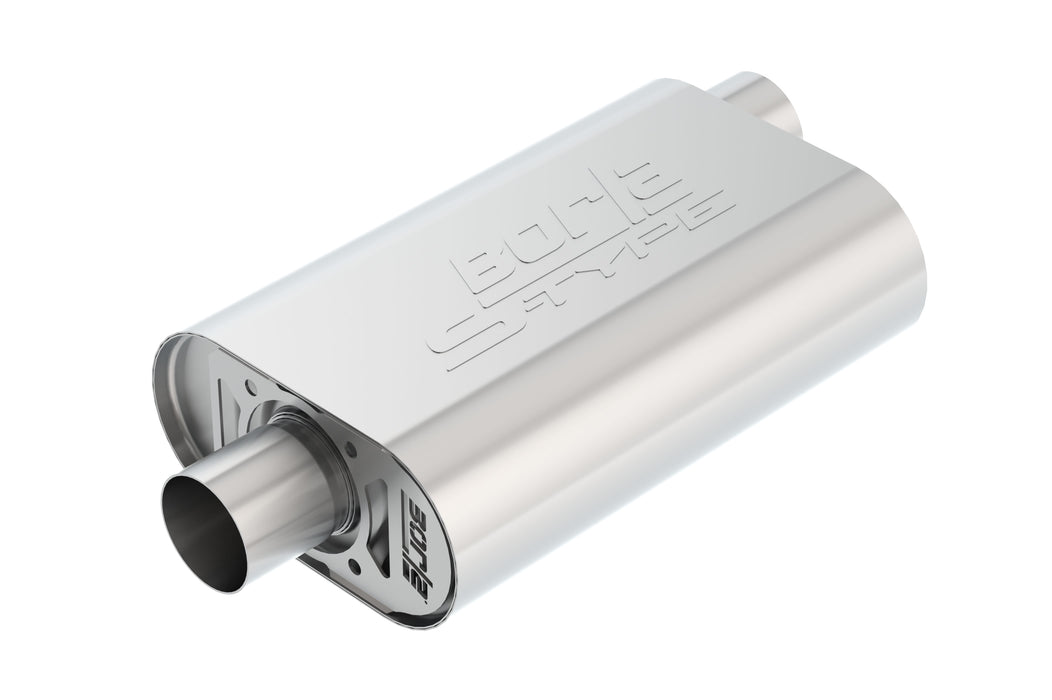 Borla 400819 S-Type CrateMuffler? For Small Block Chevrolet High Output 350/ 383/ 406 V8. - Truck Part Superstore