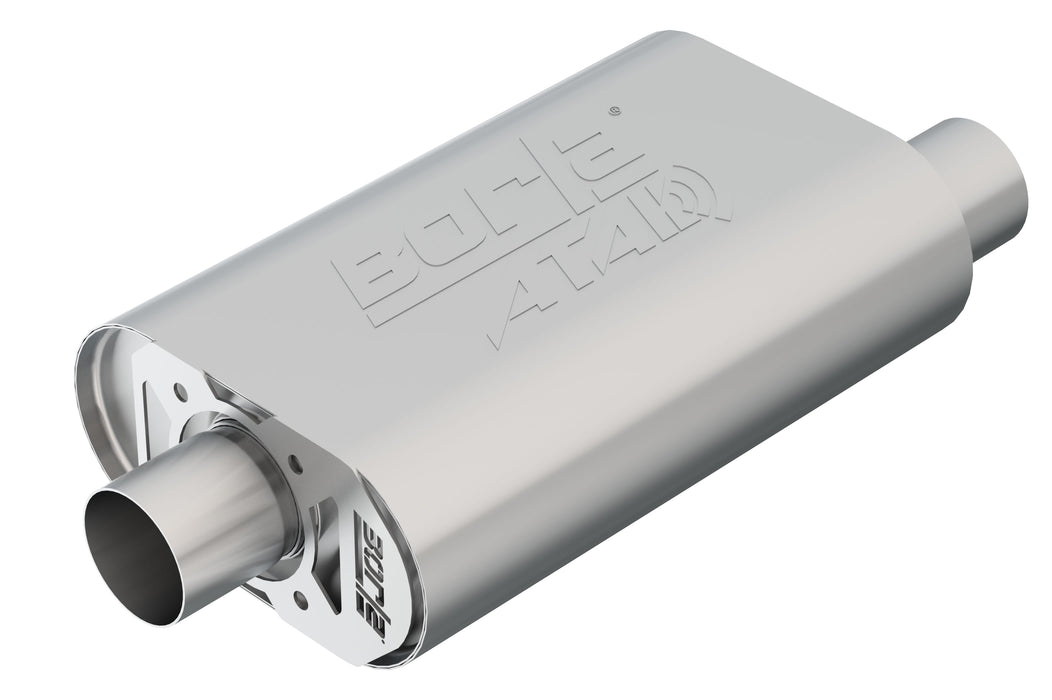 Borla 400820 ATAK CrateMuffler? For Small Block Chevrolet High Output 350/ 383/ 406 V8. - Truck Part Superstore