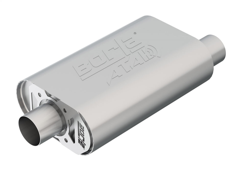 Borla 400826 ATAK CrateMuffler? For Small Block Chevrolet Stock Output 283/ 327/ 350 V8. - Truck Part Superstore