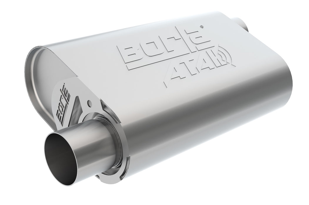 Borla 400841 ATAK CrateMuffler? For Small Block Chevrolet High Output 350/ 383/ 406 V8. - Truck Part Superstore