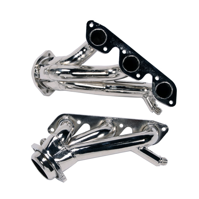 BBK Performance Parts 4008 1999-2004 MUSTANG 3.8L 3.9L V6 1-5/8 SHORTY HEADERS (TITANIUM CERAMIC). - Truck Part Superstore