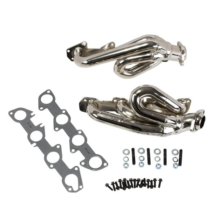 BBK Performance Parts 4009 2003-2008 DODGE RAM TRUCK 5.7L HEMI 1-3/4 SHORTY HEADERS (CHROME). - Truck Part Superstore
