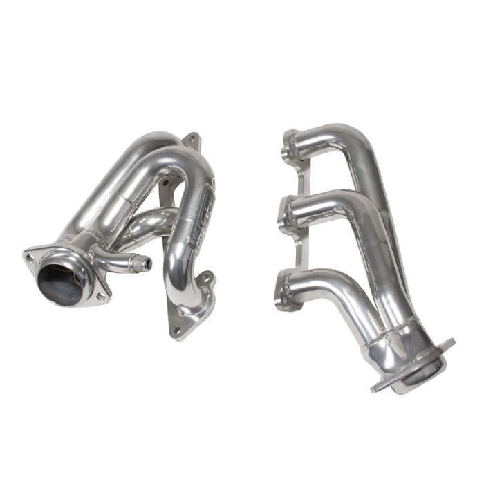 BBK Performance Parts 40100 2005-2010 MUSTANG 4.0L-V6 1-5/8 SHORTY EXHAUST HEADERS (POLISHED SILVER CERAMIC) - Truck Part Superstore